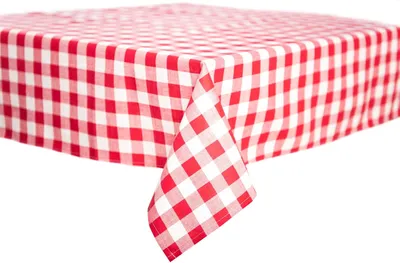 Produktbild von Züchen Tischwäsche 20 mm Karo Baumwolle karriert Landhaus 80 x 80 - rot