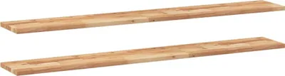 Produktbild von vidaXL Schweberegale 2 Stk. 160x20x2 cm Massivholz Akazie Ölbehandelt