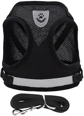 Produktbild von Hunde-Halsband - Flexibles - Spiegelndes - Atmungsaktives - Kleines - Riemen-Set - Zugfrei - Design - für kleine Hunde