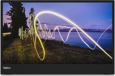Produktbild von Lenovo ThinkVision M15 LED display 39,6 cm (15.6") 1920 x 1080 Pixel Full HD Schwarz