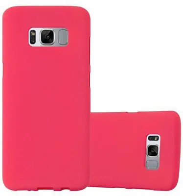 Produktbild von Cadorabo Schutzhülle für Samsung Galaxy S8 Hülle in Rot Handyhülle TPU Etui Cover Case