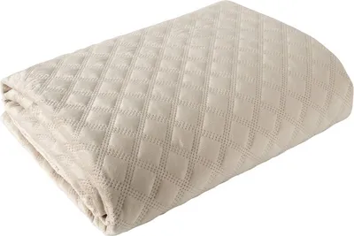 Produktbild von VELVI Gesteppte Tagesdecke - Warmes Hellbeige - 170x210 cm