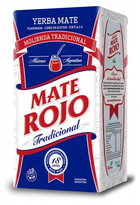Zdjęcie produktu dla Yerba Mate Rojo Elaborada Molienda Tradicional 500g