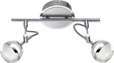 Produktbild von LED Deckenleuchte, verstellbare Spots, Chrom, Silber