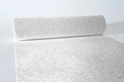 Produktbild von Sovie HORECA Tischläufer Carlo in Weiß aus Linclass® Airlaid 40 cm x 24 m, 1 Stück - Ornamente