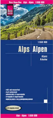 Image de Reise Know-How Carte des Alpes 1:550.000