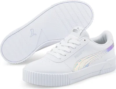 Produktbild von PUMA Carina Holo Sneaker Kinder puma white/puma silver 37.5