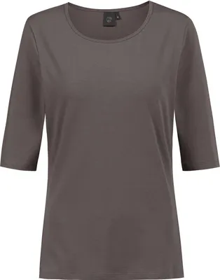 Produktbild von Greiff SHIRTS Damen Shirt 1/2-Arm Rundhals Regular-Fit Taupe XS