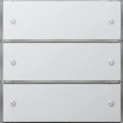 Produktbild von Gira KNX Tastsens.3 Komfort 3f Flächenschalter, reinweiß glänzend, 1 Stk.