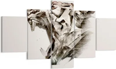 Produktbild von Bild auf Leinwand - Leinwandbild - tiger tier - 125x70cm - Wand Bild - Wanddeko - Wandbilder - Leinwanddruck - Bilder - Kunstdruck - Wanddekoration - Leinwand bilder - Wandkunst - EA125x70-4113