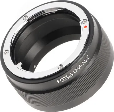 Produktbild von FOTGA Hochpraeziser Objektivadapterring aus Aluminiumlegierung, Ersatz fuer Olympus OM-Mount-Objektive fuer Nikon Z5 Z6 Z6II Z7 Z7II Z50 Z-Mount-Vollformat-spiegellose Kamera