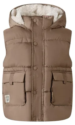 Image de Minoti - Gilet pour garçon, à capuche MN727 (110) (beige)
