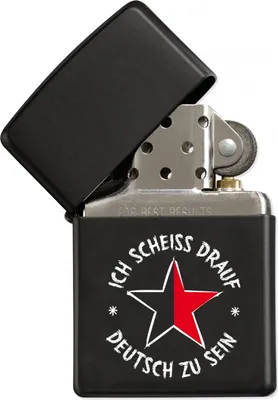 Produktbild von Ich scheiss drauf - Benzinfeuerzeug
