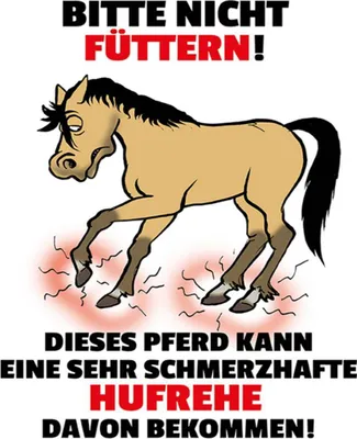 Produktbild von vianmo Holzschild 40x30 cm Pferd Bitte nicht füttern Hufrehe