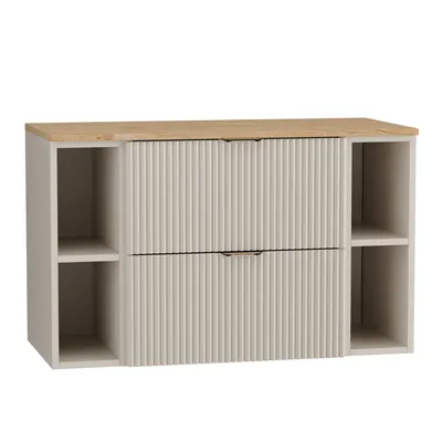 A product shot of a bathroom vanity.