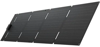 Produktbild von EcoFlow EFSOLAR60-TYPE-C, 60 W, 25,6 V, 2,06 A, Monokristallines Silizium, Schwarz, IP68