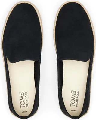 Image de Toms10020690 Carolina Suede Noir