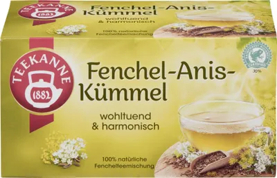 Immagine prodotto di Teekanne Tee Fenchel Anis Kümmel 6166 20 St./Pack.