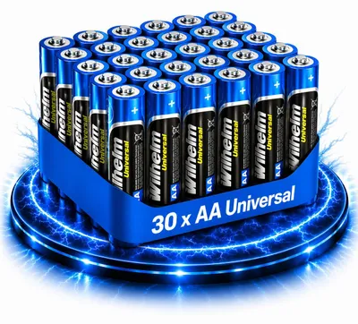 Produktbild von 30 AA Mignon Wilhelm Universal Alkaline Batterien im Shrink LR6