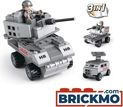 Produktbild von Sluban Army Mini Bauset Panzer 3-in-1 M38-B0537B