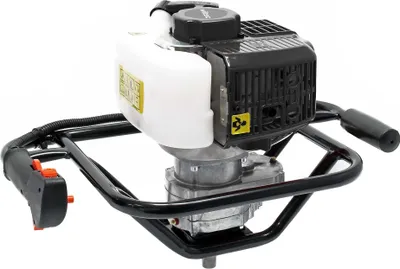 Produktbild von Wiltec ślimak 1,4 kW 1,9 KM 52cc silnik benzynowy, ślimak z silnikiem 2-suwowym, silnik ślimaka do pali, ślimak do czystych otworów