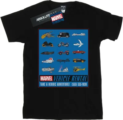 Produktbild von Marvel - "Vehicle Rentals" T-Shirt für Herren BI38737 (M) (Schwarz)