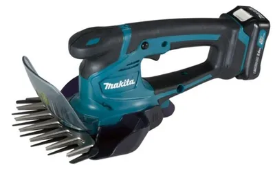 Obrázek produktu pro Makita UM600DWAEX Akumulátorové nůžky na trávu 16 cm Černé, Modré Lithium-iontové (Li-Ion) 18 volty