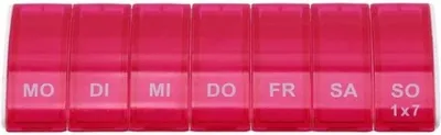 Produktbild von Go Go Gadget - Pillendose - 7 Fächer - Medikamentenbox - Reisemedikamente - Pink