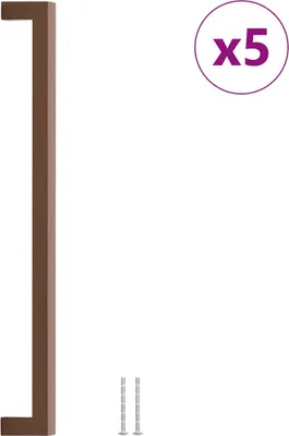 Produktbild von vidaXL Möbelgriffe 5 Stk. Bronzen 320 mm Edelstahl