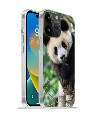 Produktbild von MuchoWow® Handyhülle Schutzhülle Hülle für Apple iPhone 14 Pro - Softcase Panda - Tiere - Dschungel - Natur Silikon Softcase Handy Hülle - Umschlag