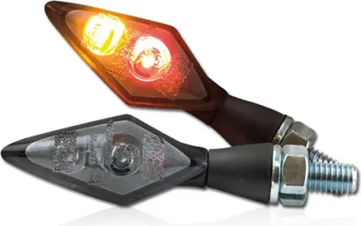 Produktbild von Universal Motorrad LED-Blinker Spark mit Rücklichtkombination getönt M8 E-