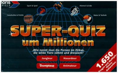Produktbild von Das Super-Quiz um Millionen