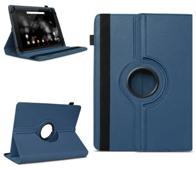Produktbild von Tablet Tasche für Doogee T20 T20S T20E Hülle Schutzhülle 360 Grad Drehbar CaseFarben:Blau