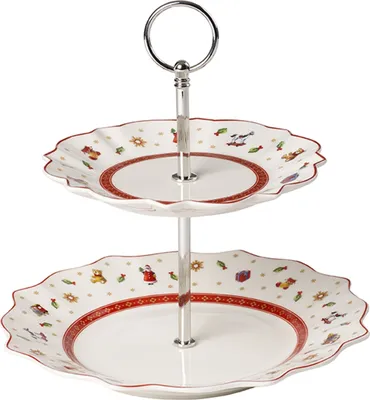 Produktbild von Villeroy & Boch 1485857887, Rund, Rot, Weiß, Porzellan, 240 mm, 907,2 g