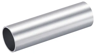 Aluminium Rundrohr 30 mm AD, 27 mm ID, 100 mm Länge