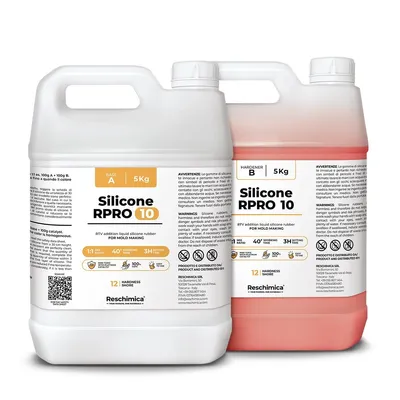 Obrázok produktu pre R PRO 10 Mäkký silikón na tvarovanie 1:1, ideálny pre formy na živicu pre domácich majstrov (10 kg)