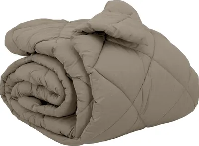 Immagine prodotto di vidaXL Piumino invernale grigio chiaro 200 x 200 cm in microfibra
