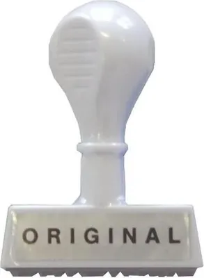 Produktbild von WEDO Stempel Text Original 4003801018669