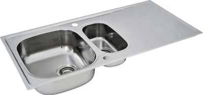 Produktbild von Edelstahl Einbauspüle Spülbecken Küchenspüle Spüle 100 x 50 cm Respekta Miami