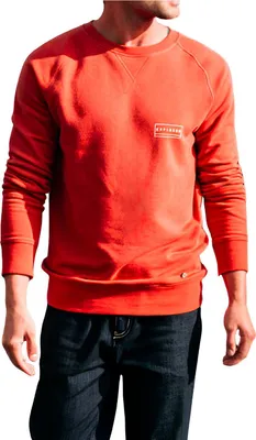 Produktbild von Faguo Explorer Herren Sweatshirt aus Baumwolle in Orange mit Aufdruck XS