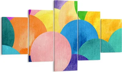 Produktbild von Bild auf Leinwand - Leinwandbild - Abstraktion modern - 125x70cm - Wand Bild - Wanddeko - Leinwanddruck - Bilder - Kunstdruck - Wanddekoration - Leinwand bilder - Wandkunst - EA125x70-3794