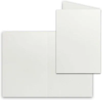 Obrázok produktu pre Prázdne blahoželacie pohľadnice B6, svetlosivé, 12 x 17 cm, z pevného kartónu