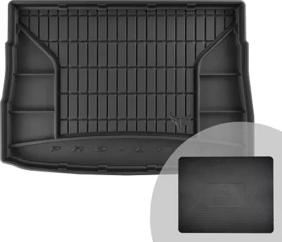 Produktbild von FROGUM ProLine 3D Gummimatte Exklusive Auto Kofferraummatte Kofferraumwanne für Volkswagen Golf VIII ab 2019
