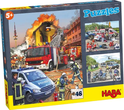 Produktbild von Puzzles Einsatzfahrzeuge