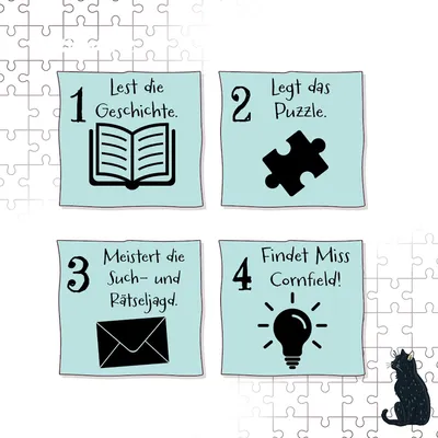 Image de KOSMOS 698690 KOSMOS STORY PUZZLE Die Schule der magischen Tiere - Fürchterlich feierlich! Puzzle 200 Teile