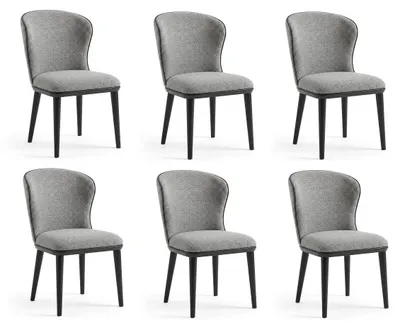 Obrázok produktu pre 6 stoličiek, pohodlné, čalúnené, moderný dizajn, kvalitné, elegantné