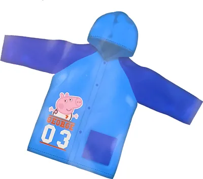 Obrázek produktu pro Chlapecká pláštěnka modrá vel.98/104 - George pig