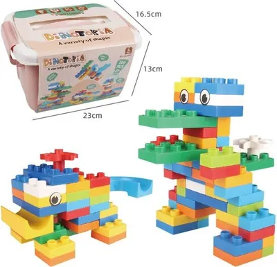 Produktbild von Buzz - Bausteine 130-teilig - Duplo - Dino - 130 Teile  - Bauklötze - Geschenk - Geburtstag - Weihnachten
