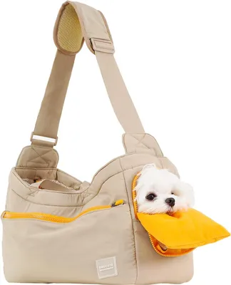 Image de Sac de transport pour animaux de compagnie, doux et confortable, dimensions 40 x 14 x 25 cm, pour petits chiens et chats
