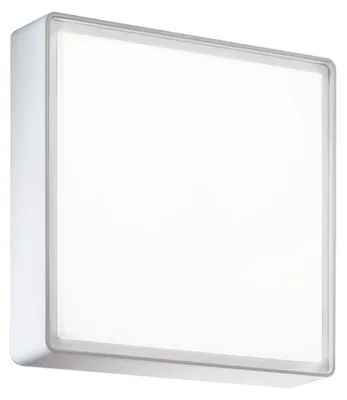 Produktbild von Außenleuchte B: 24 cm IP65 Weiß E27 eckig Außenlampe